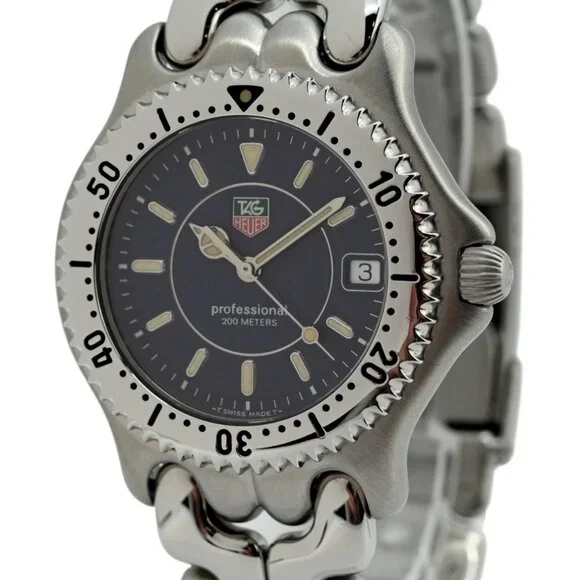 Tag Heuer 38mm Men's Professional SEL Blue Dial 200M Swiss Watch